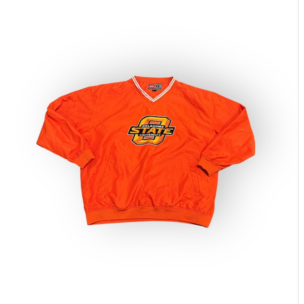 Vtg Y2K Pro Player Men’s Oklahoma State OSU Lined Windbreaker Embroidered Sz XL​ - Picture 2 of 9
